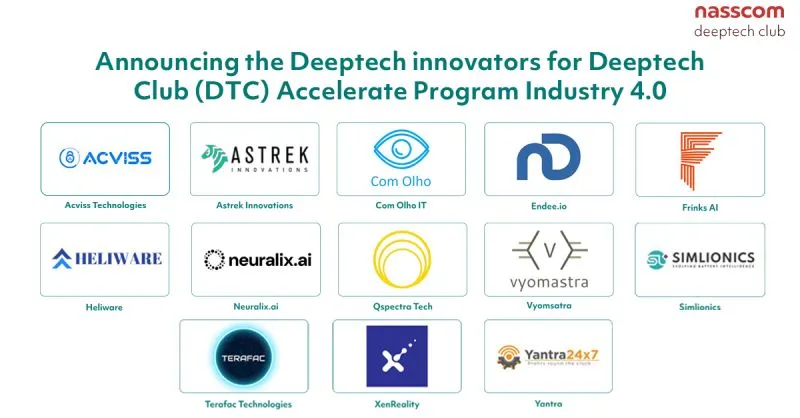 Announcing the second cohort startups for the #DeeptechClub Accelerate Program: Industry 4.0